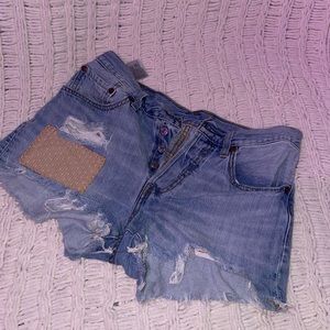 Mini shorts, size 24, high waist